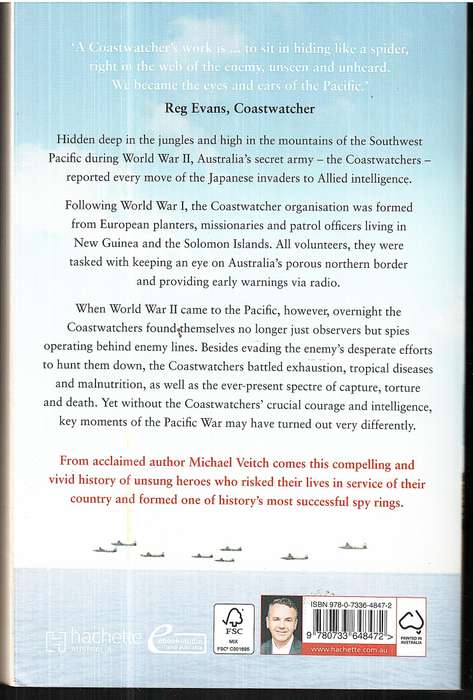 Australia's Secret Army: The Story of the Coastwatchers, Australia's Unsung Heroes - Michael Veitch