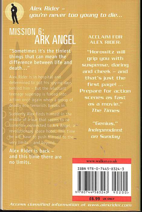 Ark Angel (Alex Rider Mission 6) - Anthony Horowitz