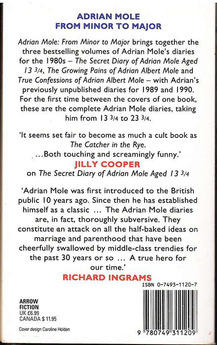 Adrian Mole: From Minor to Major / The Mole Diaries: The First Ten Years - Sue Townsend