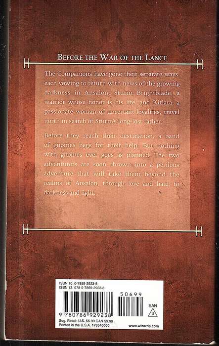 DRAGONLANCE Preludes 01: Darkness & Light - Paul B Thompson & Tonya C Cook