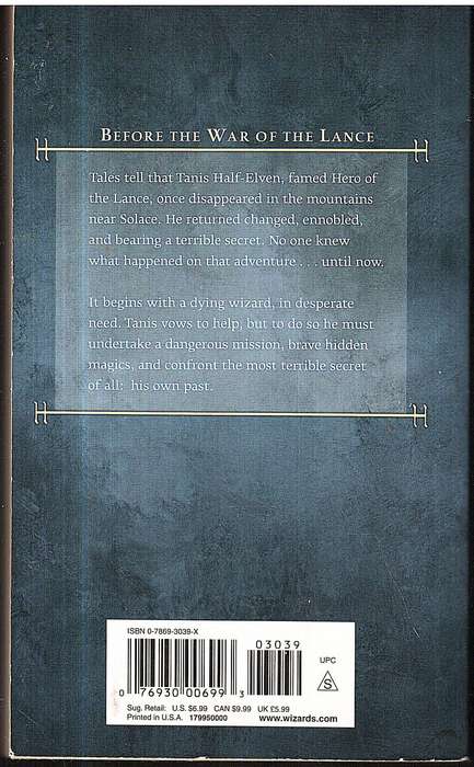 DRAGONLANCE Preludes 06: Tanis the Shadow Years - Barbara Siegel & Scott Siegel