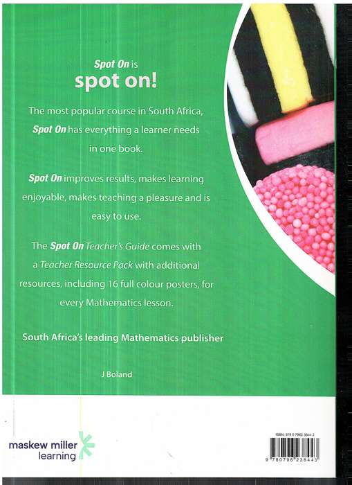 Spot On Mathematics Grade 1 Learner's Workbook