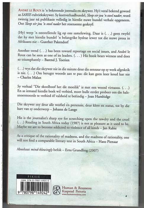 Kom Ons Sit Sommer By Die Tafel - Andre le Roux