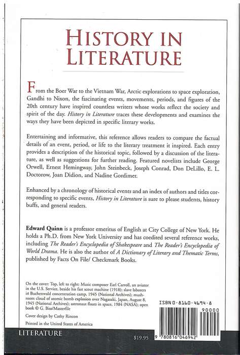 History in Literature - Edward Quinn