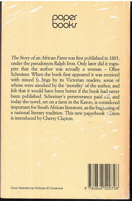 The Story of An African Farm - Olive Schreiner