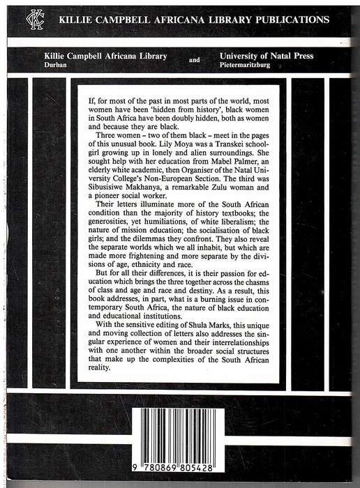 Not Either An Experimental Doll: The Separate Worlds of Three South African Women - Shula Marks (Ed)