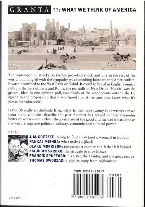 Granta 77: What We Think of America