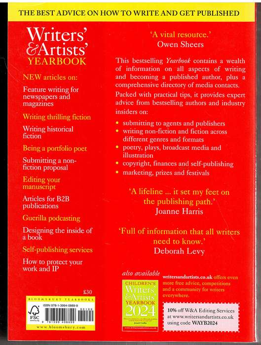 Writers' & Artists' Yearbook 2024 - Claire Fuller