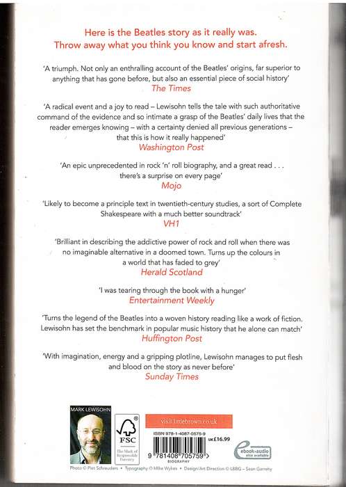 All These Years The Beatles Volume 1: Tune In - Mark Lewisohn