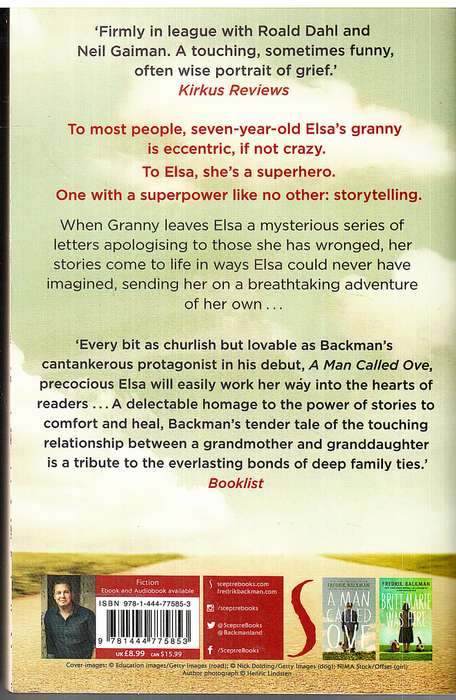 My Grandmother Sends Her Regards and Apologises - Fredrik Backman