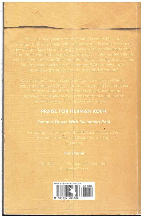 Dear Mr M - Herman Koch