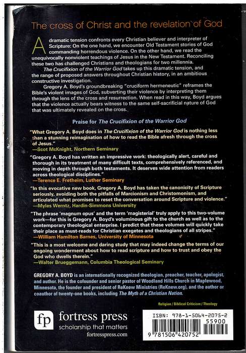 The Crucifixion of the Warrior God Volume 1 - Gregory A Boyd