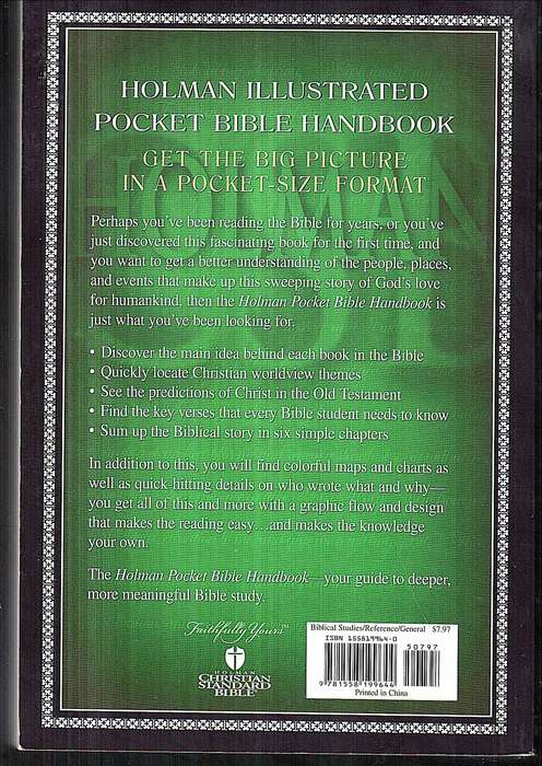 Holman Illustrated Pocket Bible Handbook [Pocket Reference Edition]