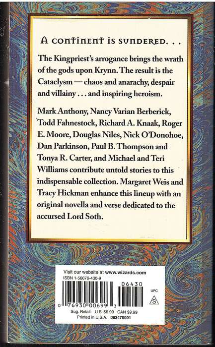 DRAGONLANCE Tales 05: The Cataclysm - Margaret Weis and Tracy Hickman