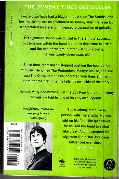 Set The Boy Free: The Autobiography - Johnny Marr