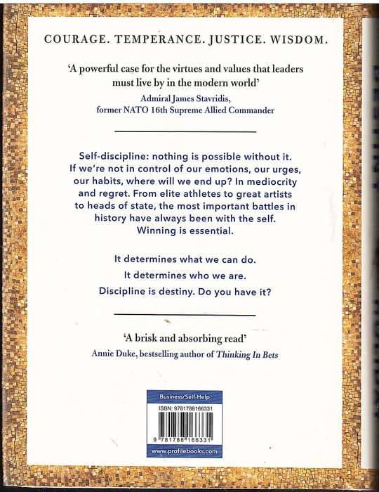 Discipline is Destiny: The Power of Self-control - Ryan Holiday