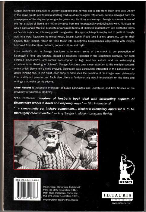 Savage Junctures: Sergei Eisenstein and the Shape of Thinking - Anne Nesbet