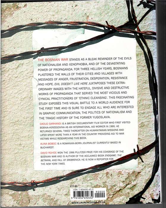 Evil Doesn't Live Here: Posters From The Bosnian War - Daoud Sarhandi & Alina Boboc