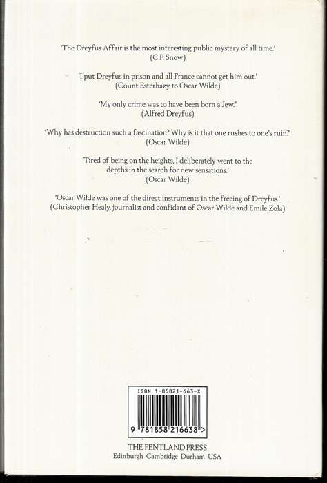 Oscar Wilde's Last Chance: The Dreyfus Connection - Mark Hichens [SIGNED BY AUTHOR]