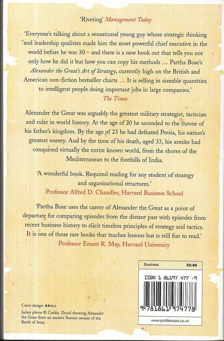 Alexander the Great's Art of Strategy - Partha Bose