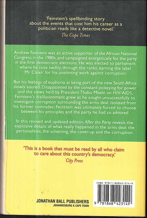 After the Party: A Personal and Political Journey inside the ANC - Andrew Feinstein
