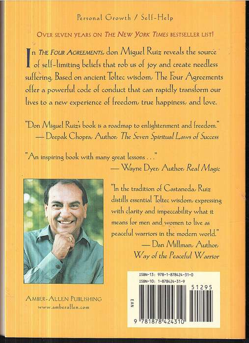 The Four Agreements: A Practical Guide to Personal Freedom (A Toltec Wisdom Book) - Don Miguel Ruiz