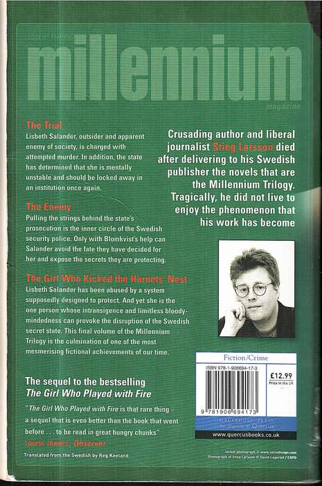 The Girl Who Kicked the Hornet's Nest - Stieg Larsson [Millenium III]