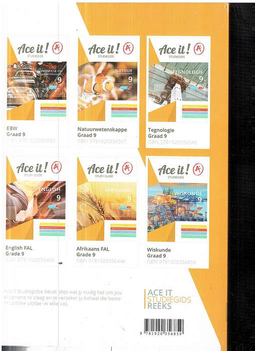 Ace it! Wiskunde Graad 9 Studiegids