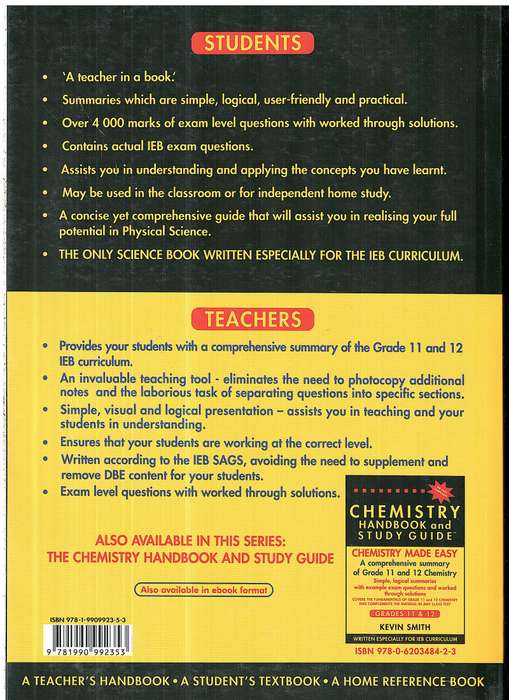 Physics Handbook and Study Guide (Grades 11 & 12) - Kevin Smith