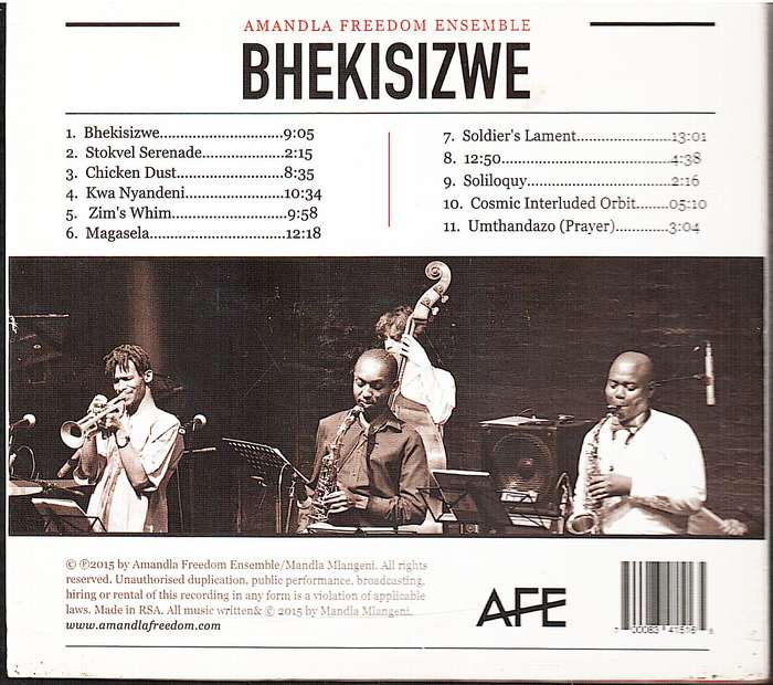 Amandla Freedom Ensemble - Bhekisizwe CD Digipak