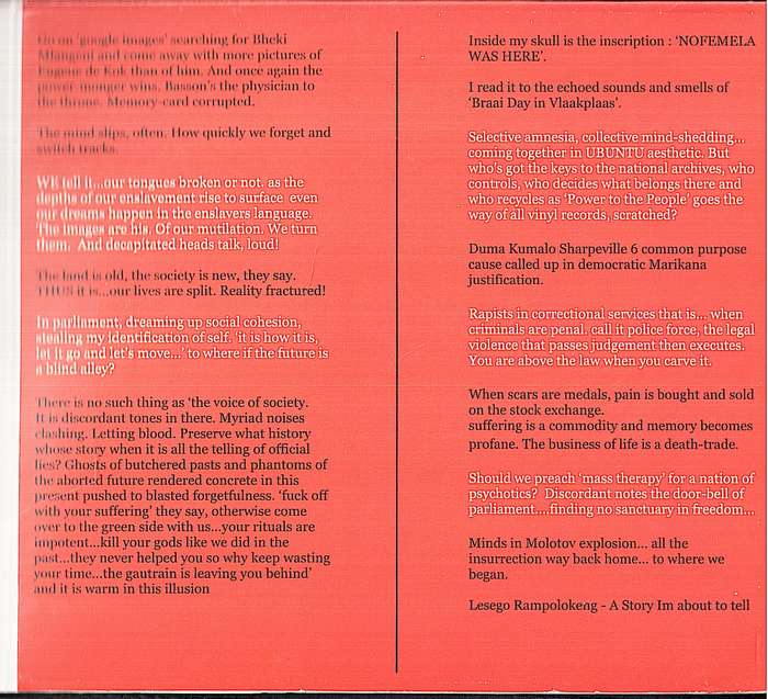 Amandla Freedom Ensemble - Bhekisizwe CD Digipak