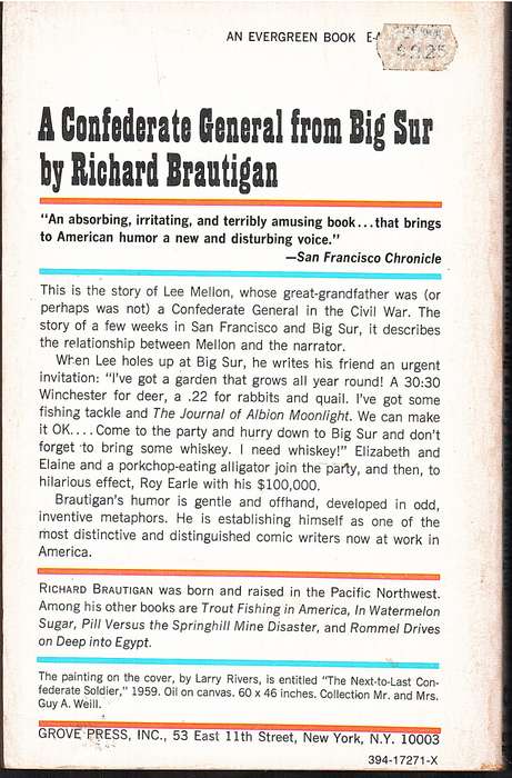 A Confederate General from Big Sur - Richard Brautigan