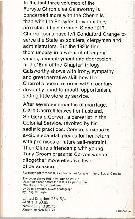 Over the River [The Forsyte Chronicles 09, Book Three of End of the Chapter] - John Galsworthy