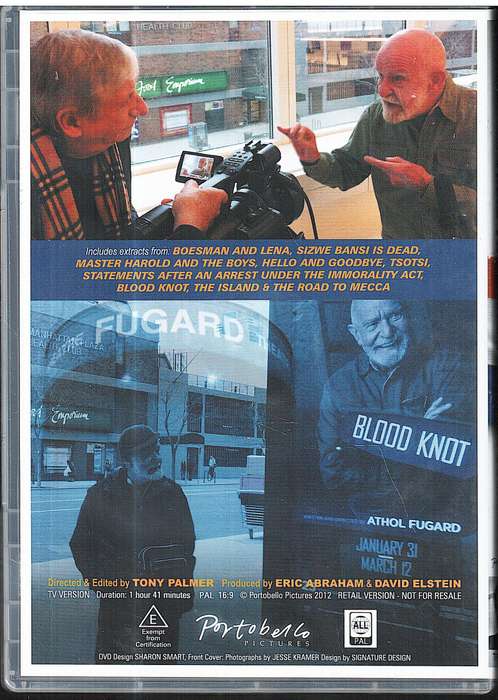Falls the Shadows...The Life and Times of Athol Fugard DVD [Tony Palmer]