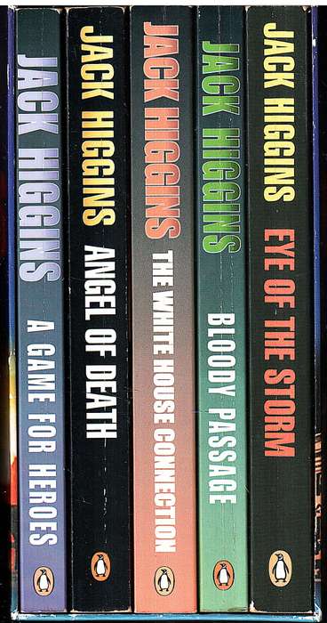 THE CLASSIC JACK HIGGINS COLLECTION OF 5 BOOKS BOX SET
