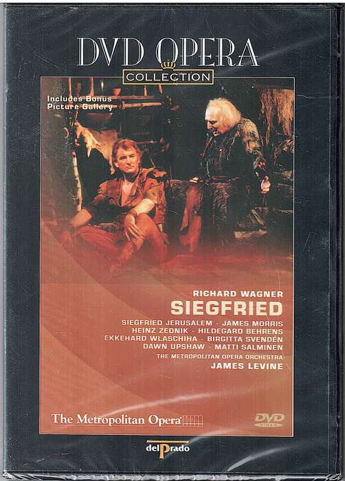 Wagner: Siegfried - Siegfried Jerusalem, James Morris, Metropolitan Opera, James Levine Pt1 DVD