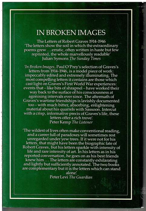 Between Moon and Moon: Selected Letters of Robert Graves 1946-1972 - Paul O'Prey (Ed)