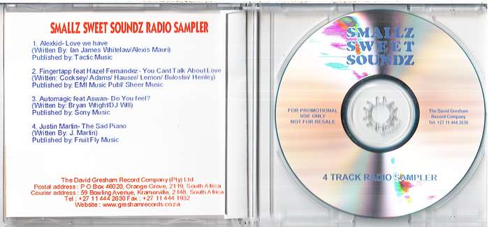 Various - Smallz Sweet Soundz (Mixed by Iggy Smallz) 4 Track Radio Sampler [PROMO]