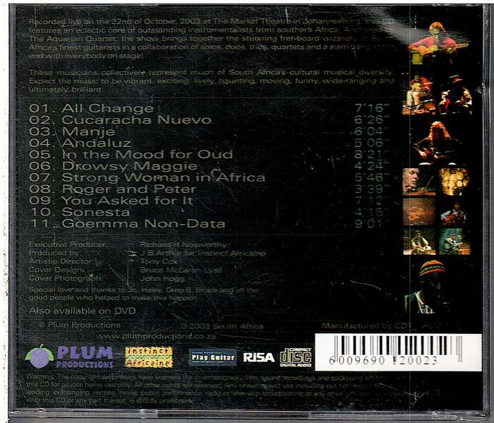 Various - The World in a Guitar CD (Recorded Live at the Market Theatre)