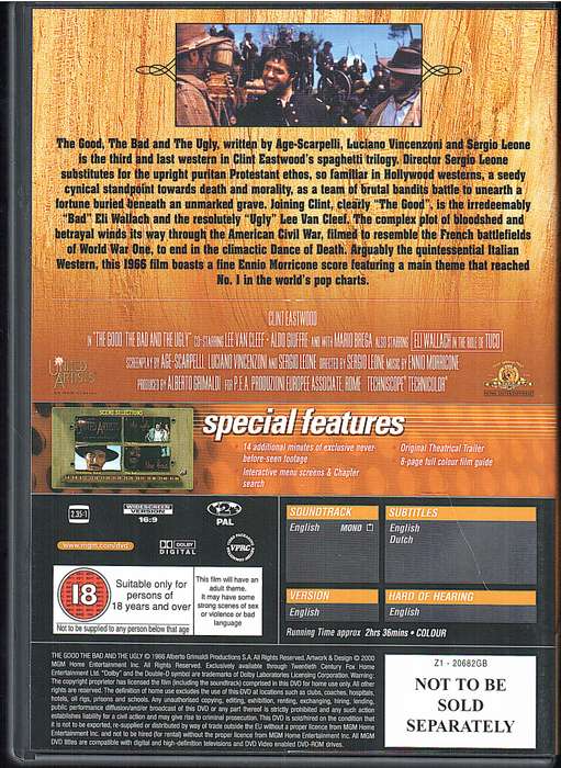 Clint Eastwood: Spaghetti Western Collection 3 DVD Box set