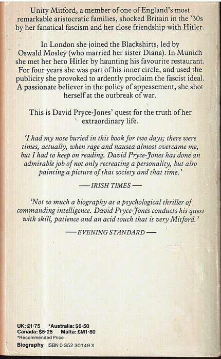 Unity Mitford: A Quest - David Pryce-Jones