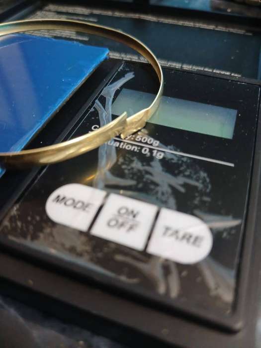 9ct gold womans braclet