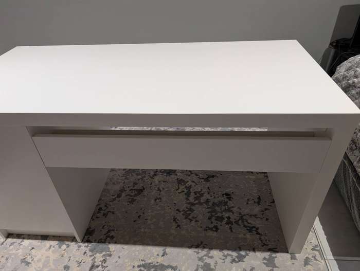 Ikea Malm Desk with drawer - white