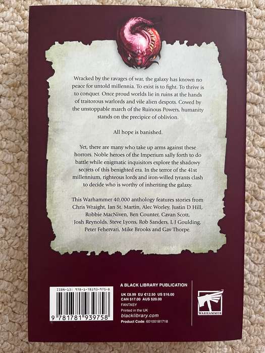 Warhammer 40K Lords and Tyrants PB