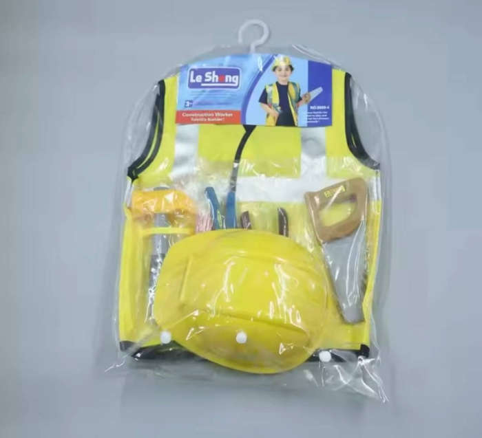 Construction Worker Role Play or Career Day Dress Up Costume