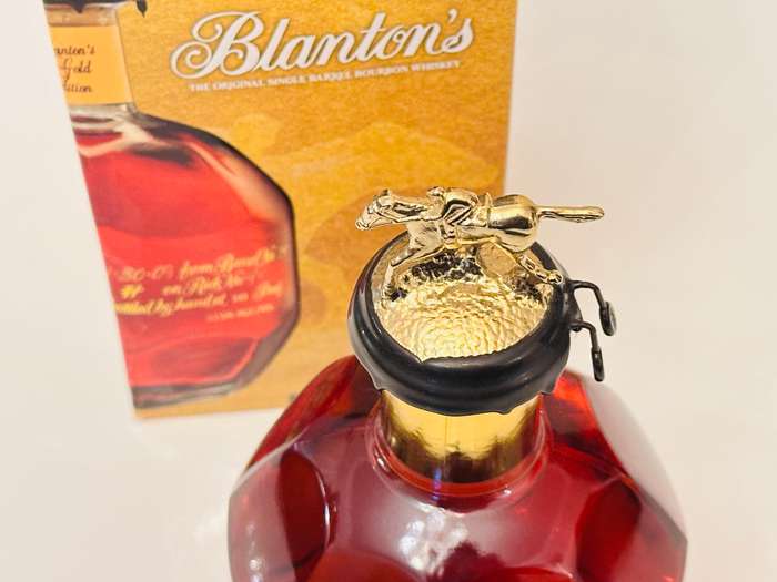 Blanton's Gold Limited Edition No 195 Single Barrel Collectable Bourbon With Original Box