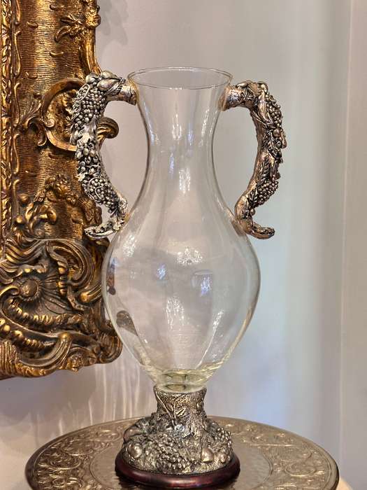 Large Ornate Vintage Statement Vase