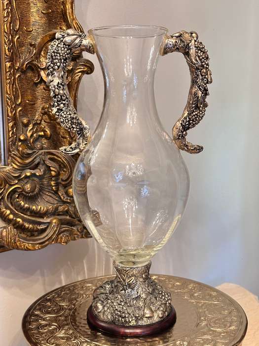 Large Ornate Vintage Statement Vase