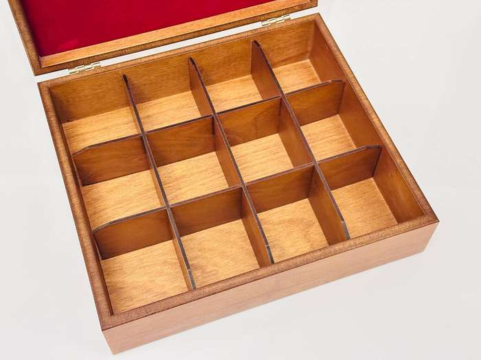 Twinings Exclusive Deluxe Large Wooden Display Tea Box