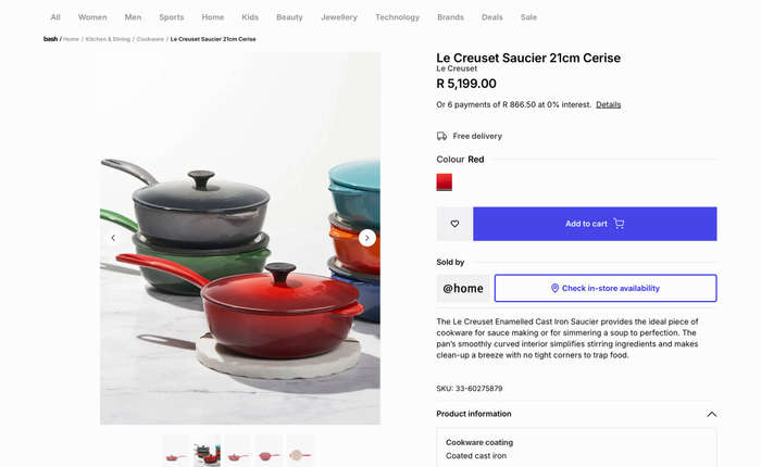 Le Creuset Signature Cast Iron Pot with Handle